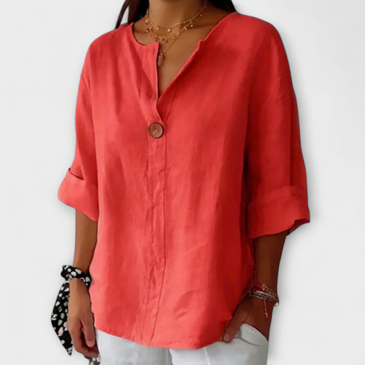 Nicole - Blouse Chic à Col V