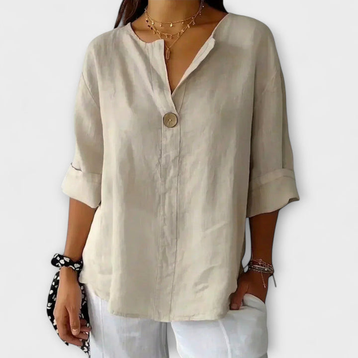 Nicole - Blouse Chic à Col V