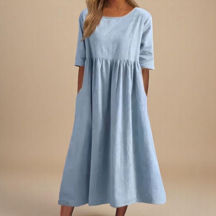 Sofia™ | Robe en Coton Flatteuse