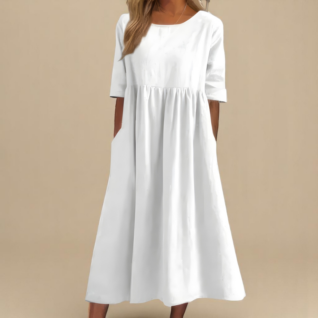 Sofia™ | Robe en Coton Flatteuse