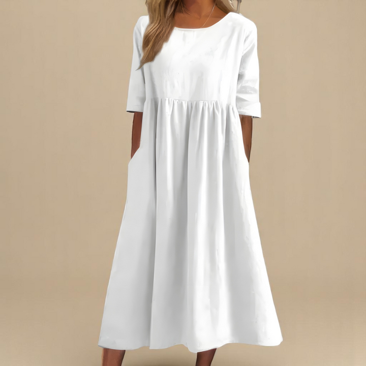 Sofia™ | Robe en Coton Flatteuse