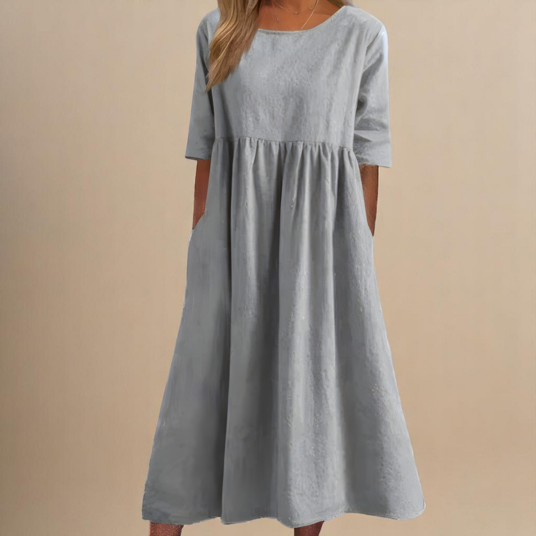 Sofia™ | Robe en Coton Flatteuse