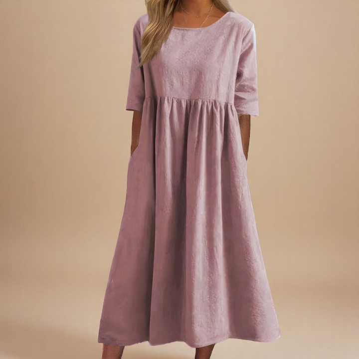 Sofia™ | Robe en Coton Flatteuse