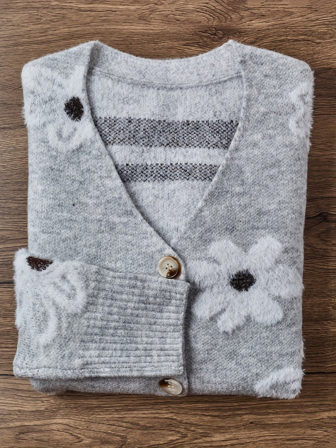 Mia™ Cardigan Tricoté Floral