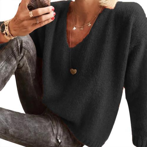 Kim – Pull-over à col en V