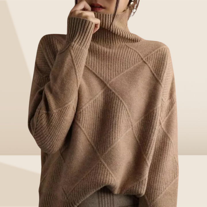 Luna | Pull Col Haut Ultra Doux