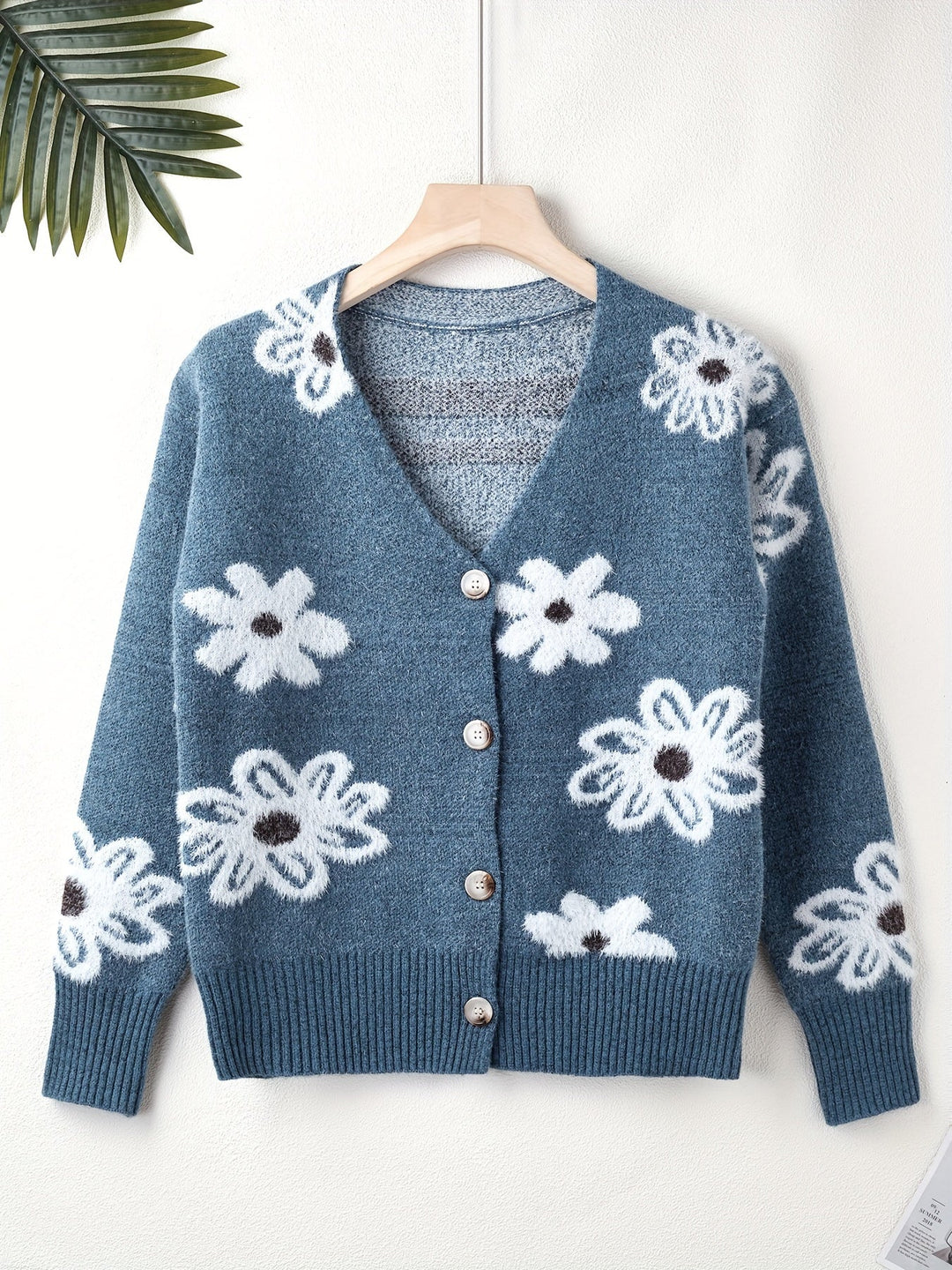 Mia™ Cardigan Tricoté Floral