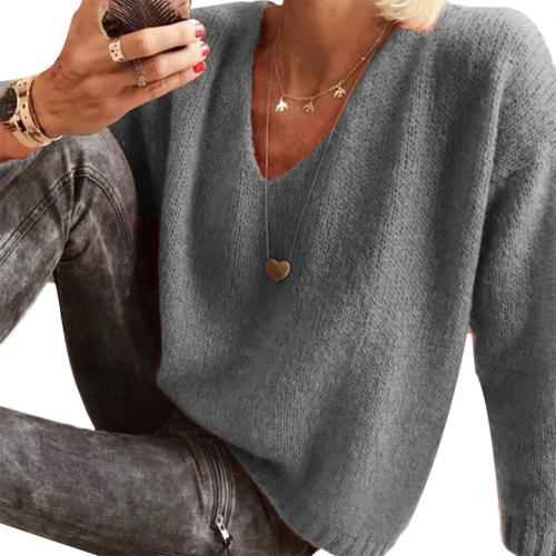 Kim – Pull-over à col en V