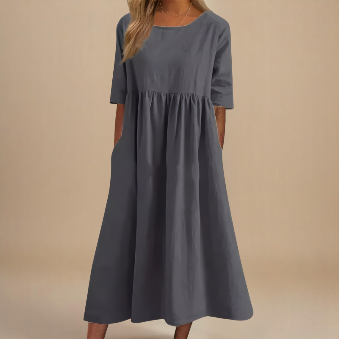 Sofia™ | Robe en Coton Flatteuse