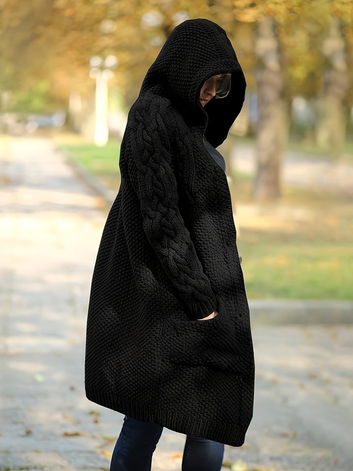 Ava™ Cardigan à Capuche Boutonné