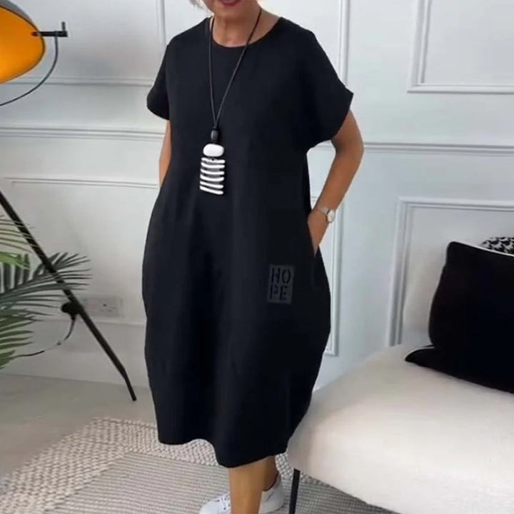 Daisy | Robe de Loisirs Simple à Manches Courtes