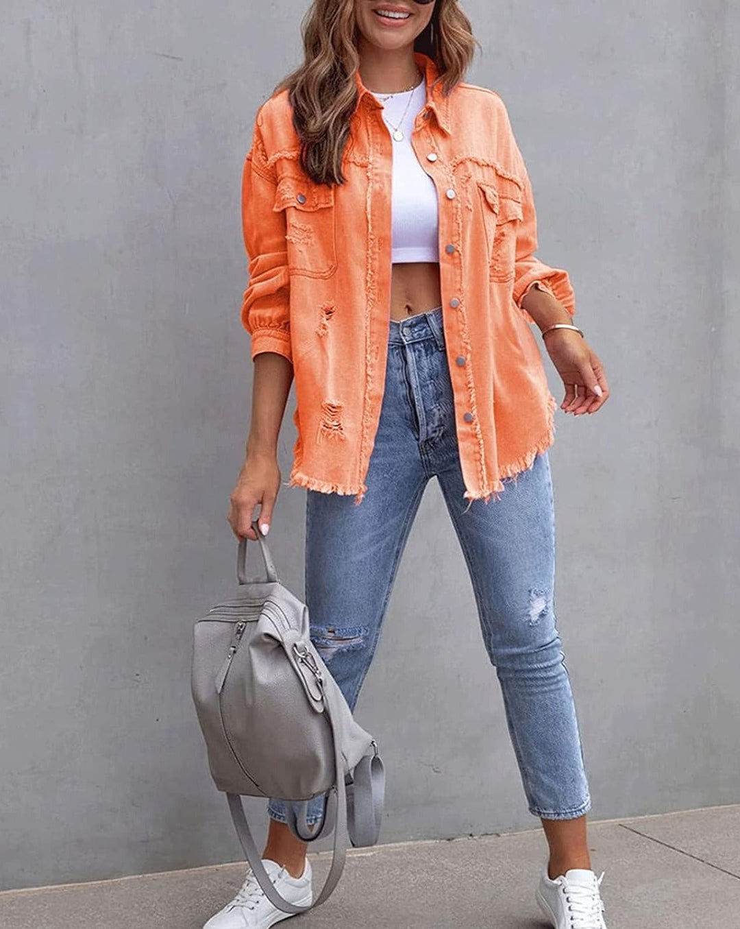 Vyrex™ | Veste Oversized Déchirée