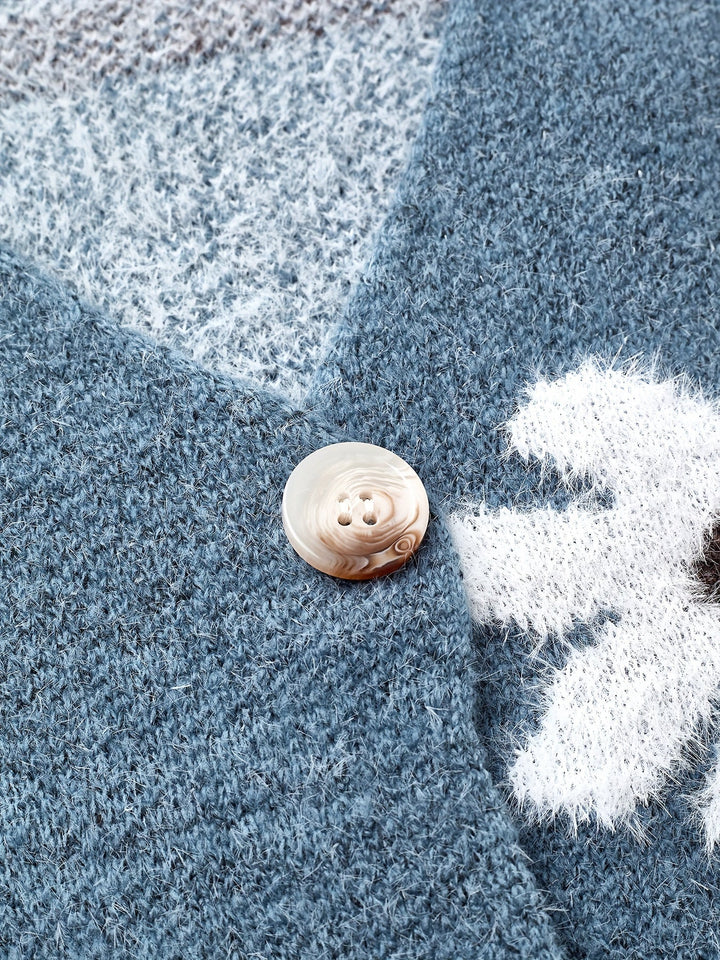 Mia™ Cardigan Tricoté Floral