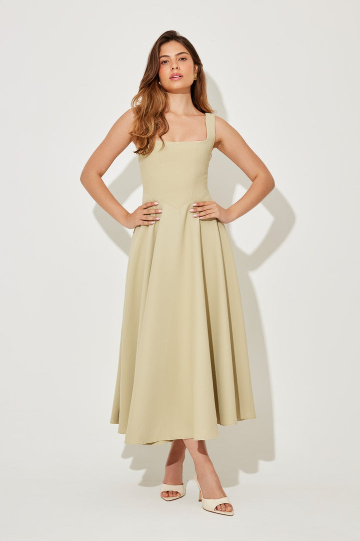 Amelia™ | Robe Midi Flottante Intemporelle