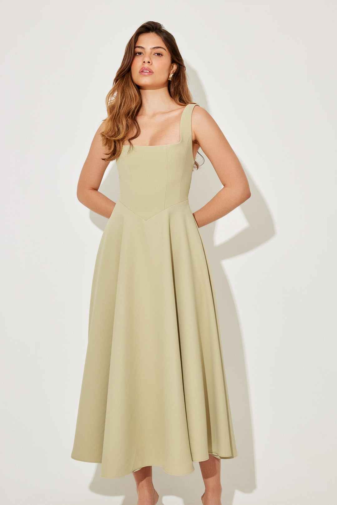 Amelia™ | Robe Midi Flottante Intemporelle