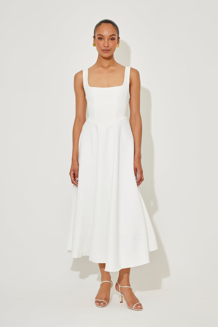 Amelia™ | Robe Midi Flottante Intemporelle