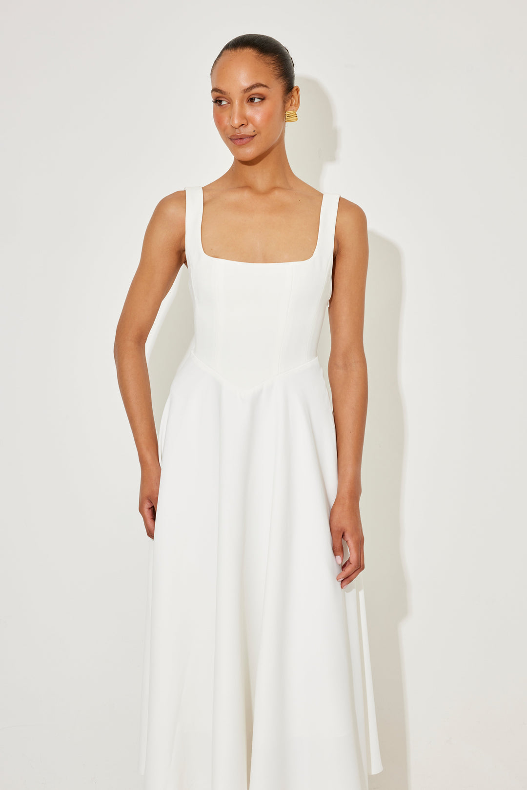 Amelia™ | Robe Midi Flottante Intemporelle