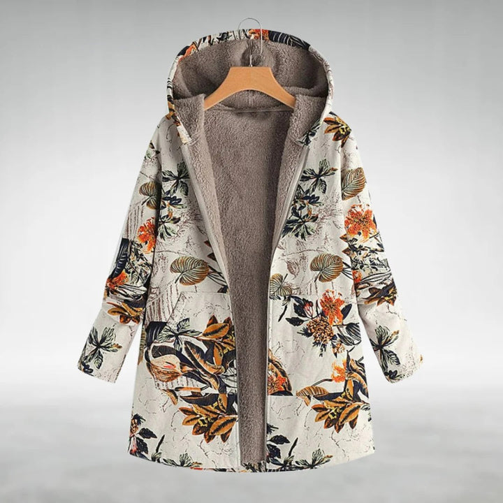 Sara™ – Veste Polaire Élégante à Motif Floral