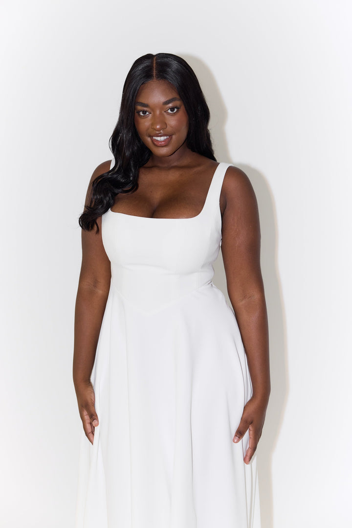 Amelia™ | Robe Midi Flottante Intemporelle