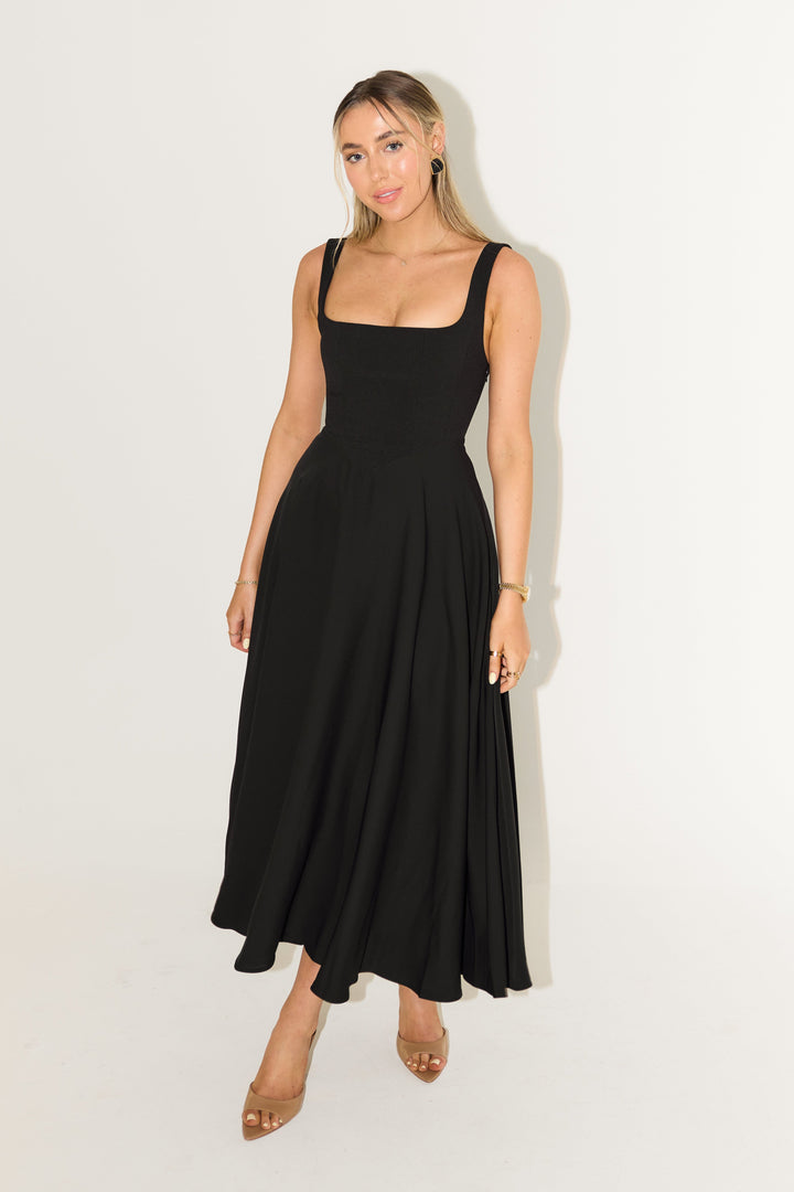 Amelia™ | Robe Midi Flottante Intemporelle