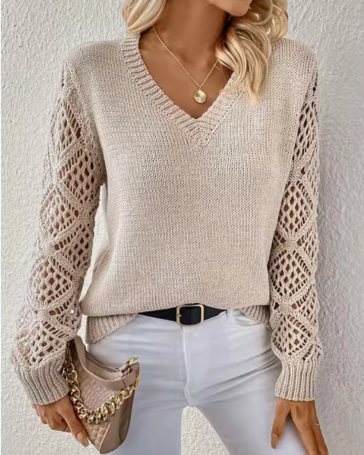 Betty | Pull en tricot V-neck confortable