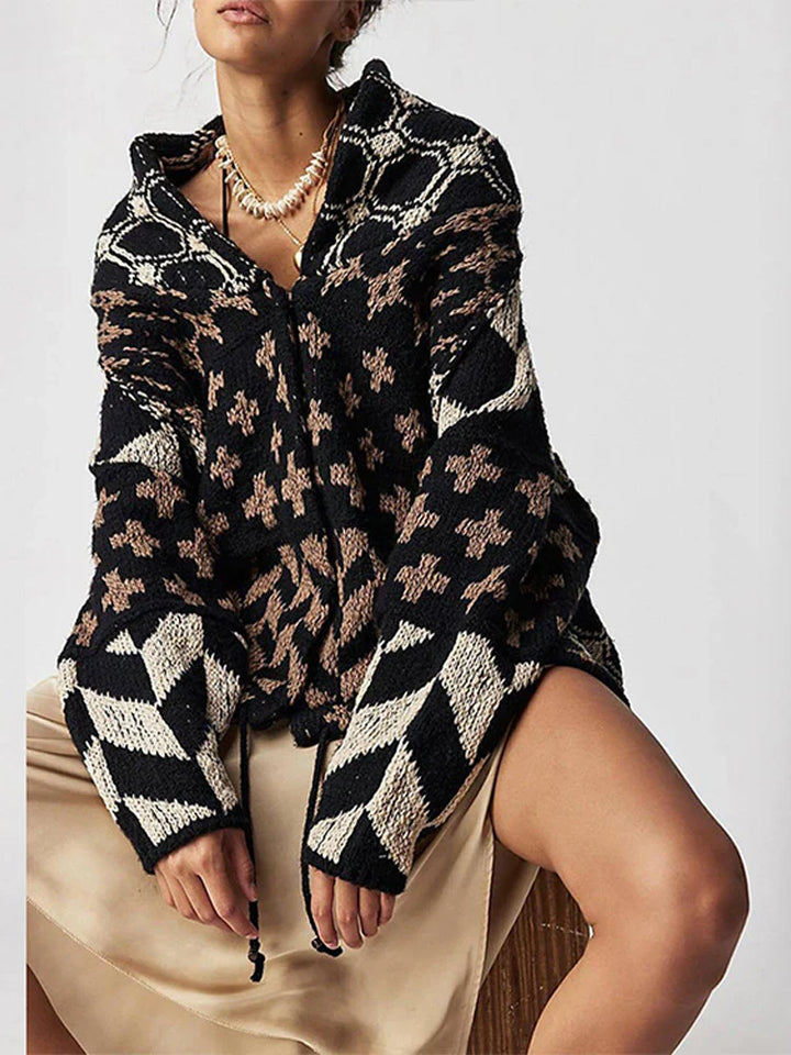 Vintage™ | Cardigan en Tricot à Col V