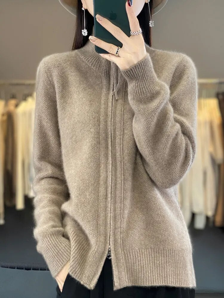 Cardigan zippé Amelia Cozy