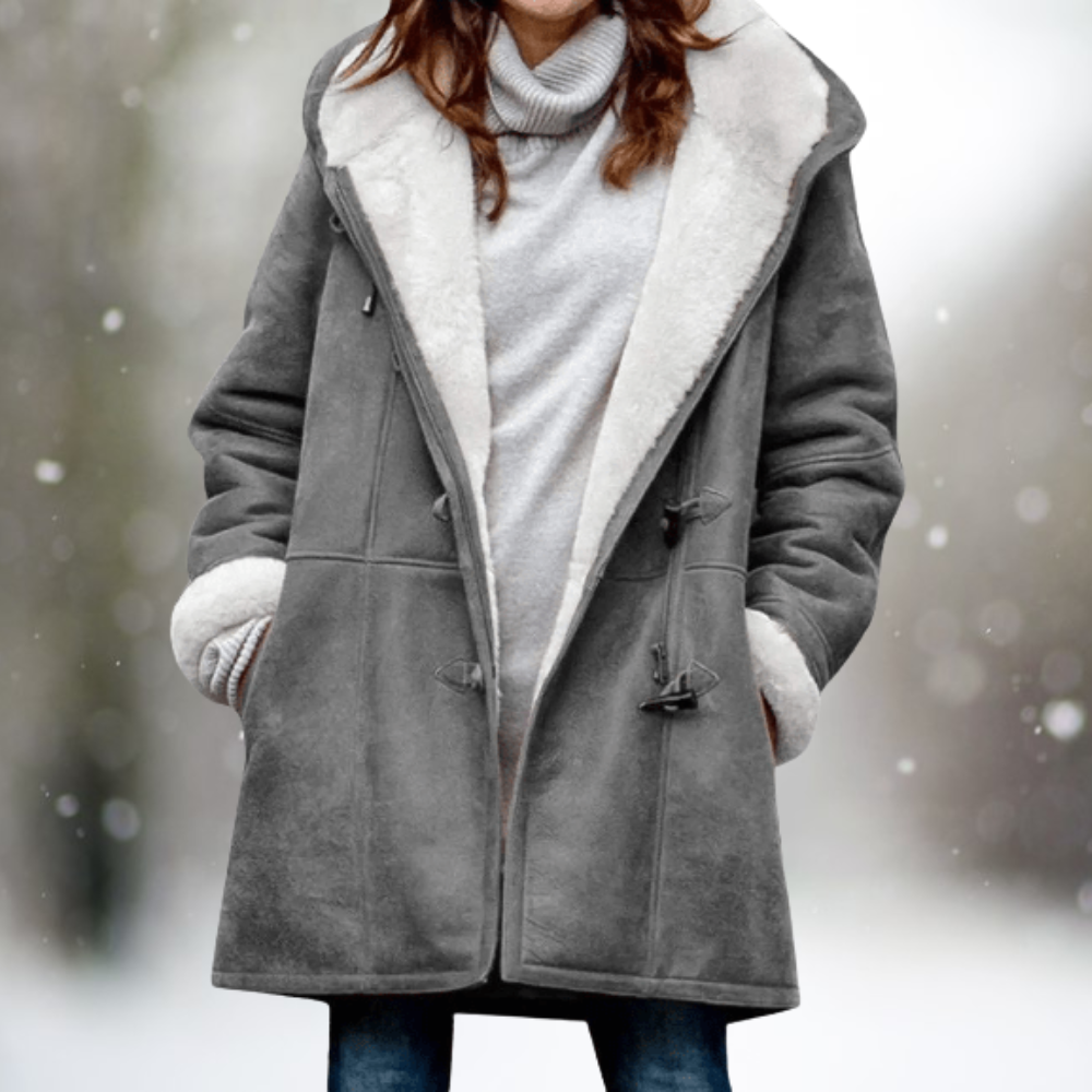Amy™ | Manteau en Fleece Chaud et Élégant