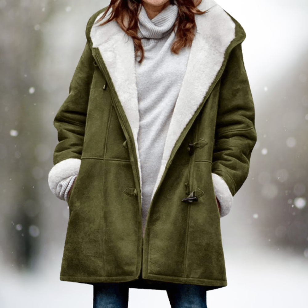 Amy™ | Manteau en Fleece Chaud et Élégant