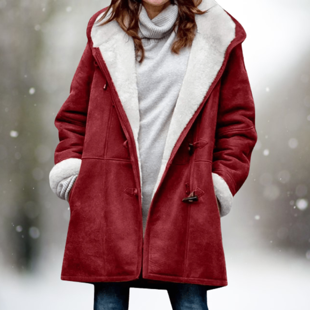 Amy™ | Manteau en Fleece Chaud et Élégant