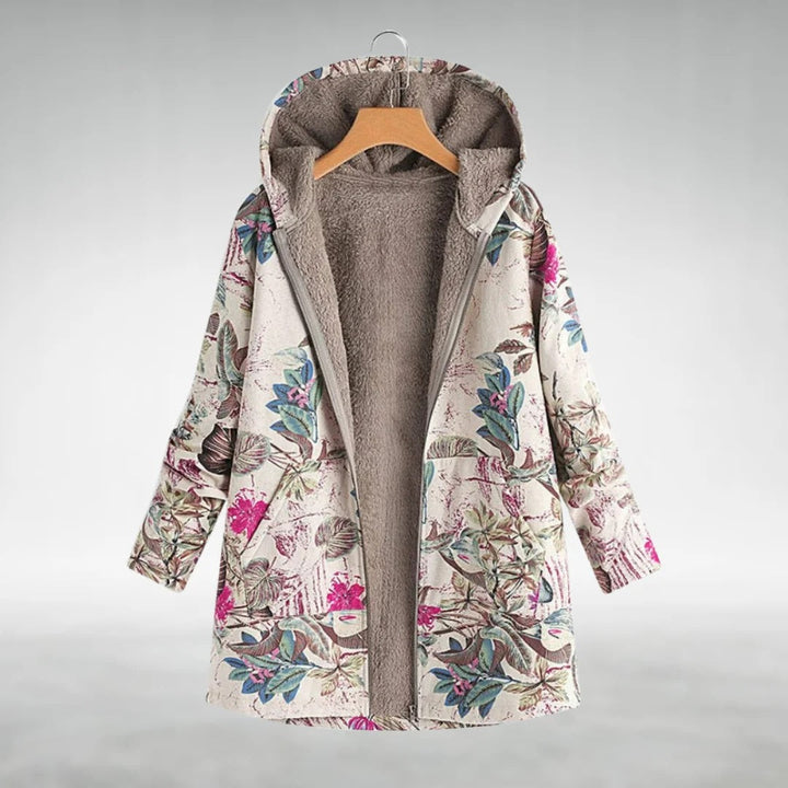 Sara™ – Veste Polaire Élégante à Motif Floral