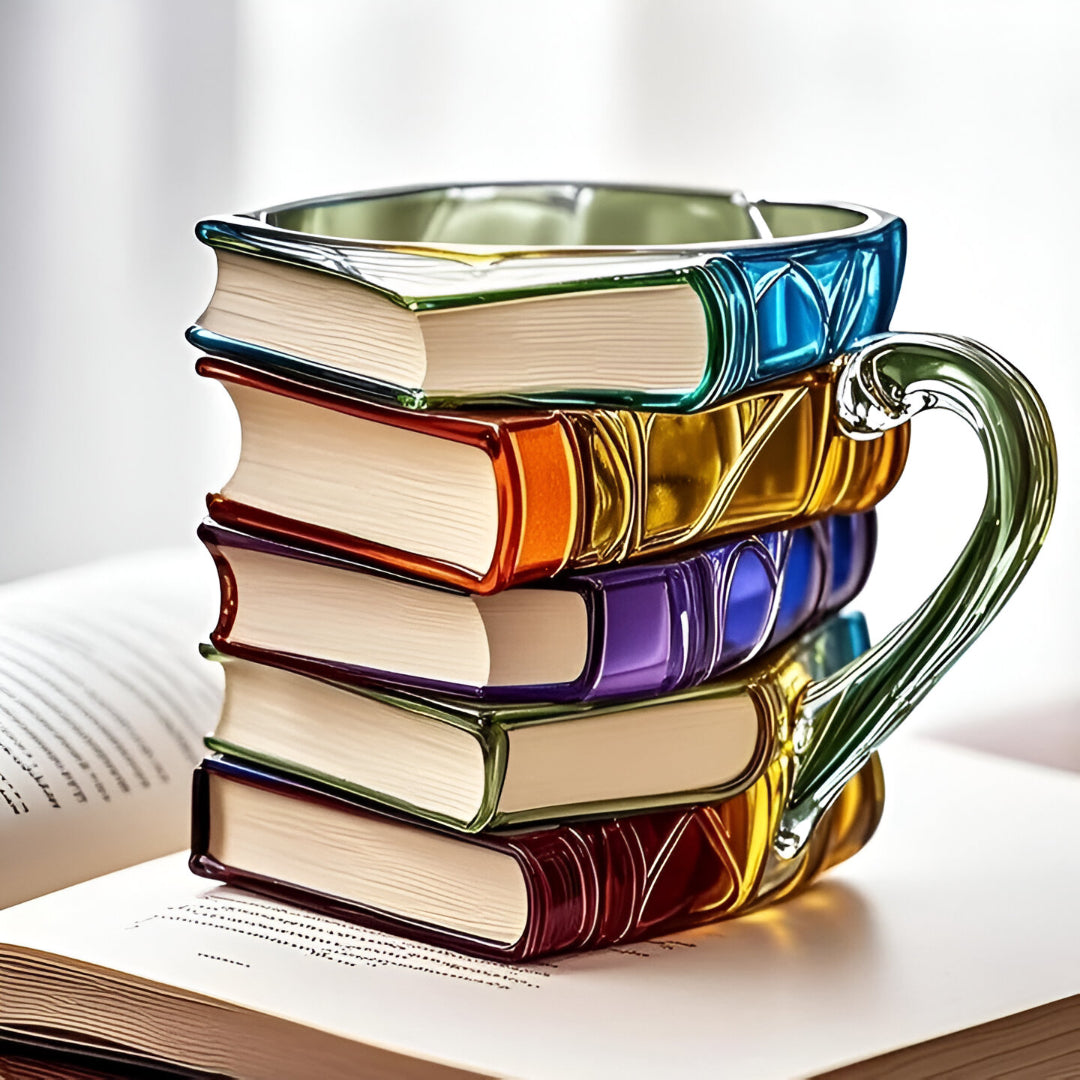 Tasse Livre | Tasse en forme de livre peint