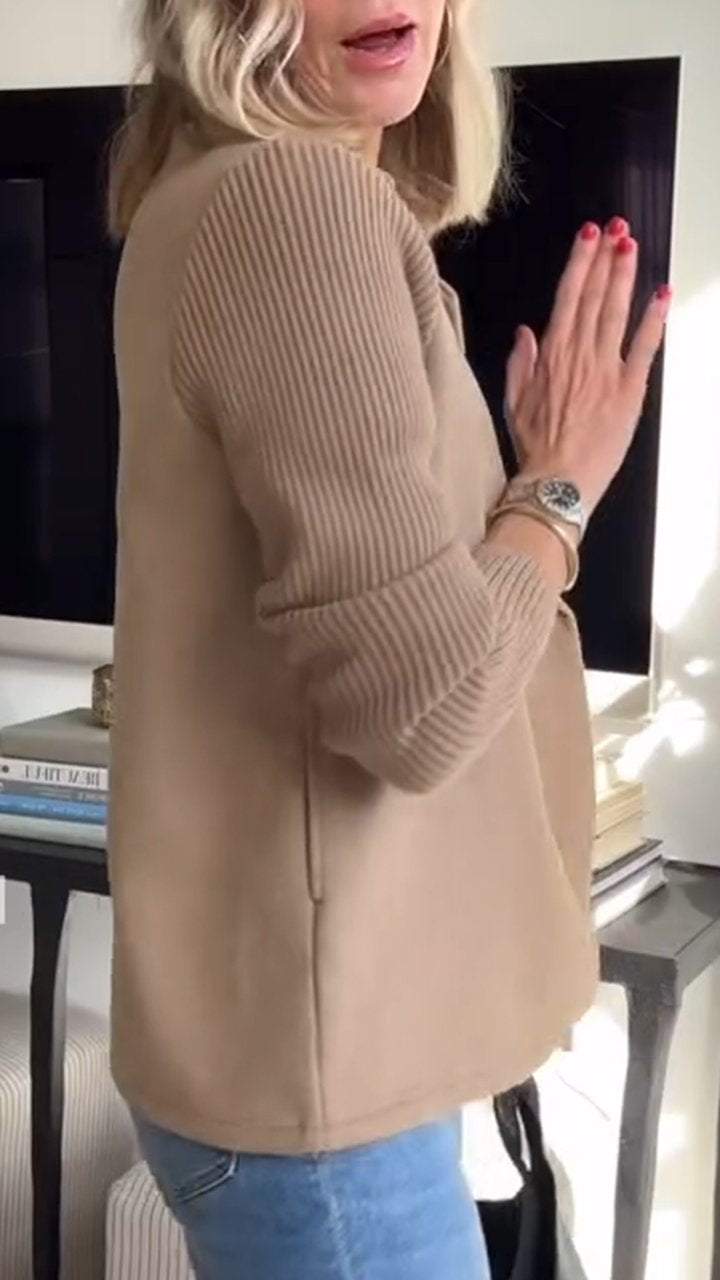 Amora - Veste Élégante avec Manches en Tricot
