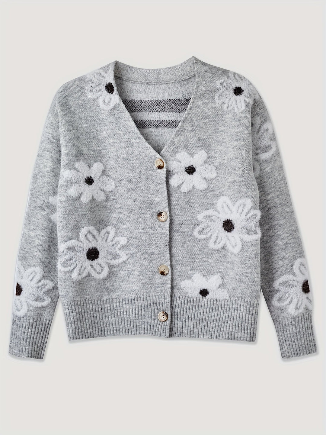 Mia™ Cardigan Tricoté Floral