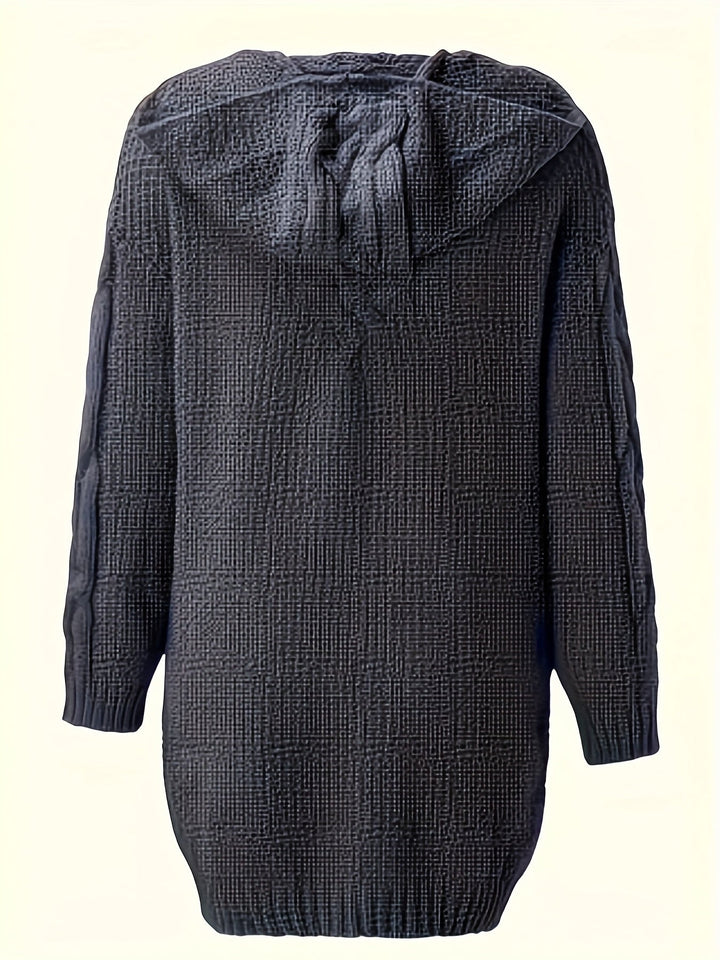 Ava™ Cardigan à Capuche Boutonné