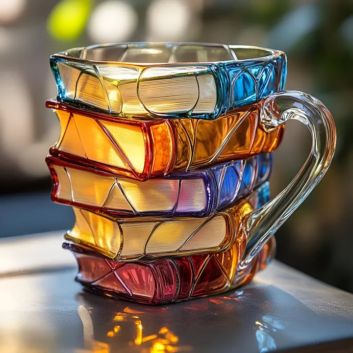Tasse Livre | Tasse en forme de livre peint