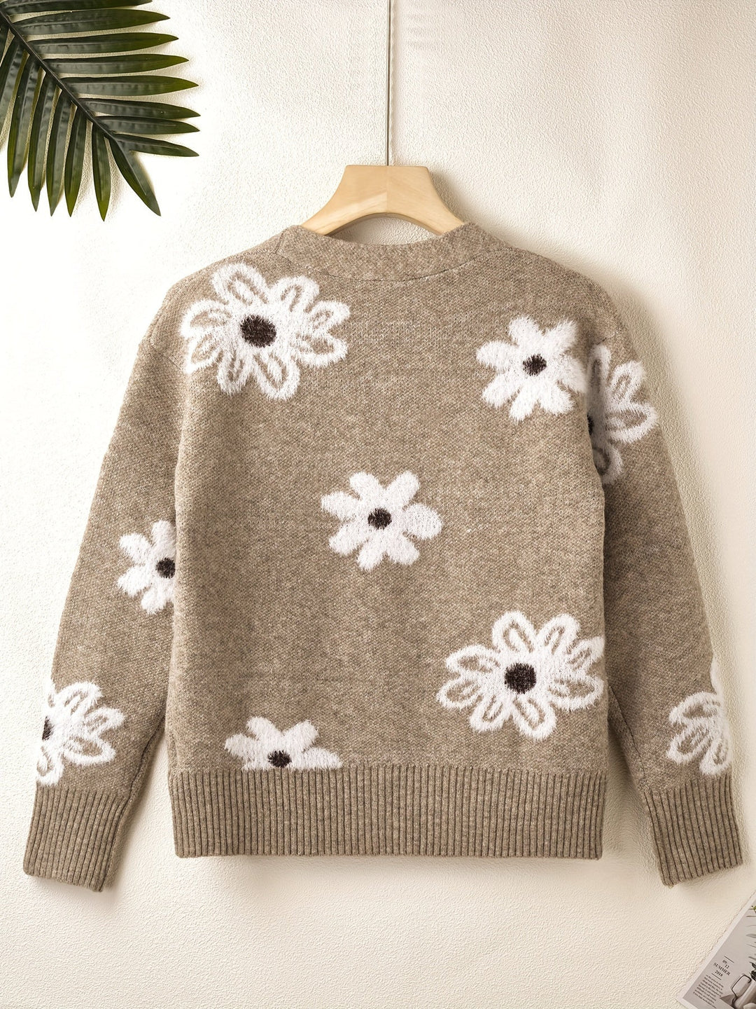 Mia™ Cardigan Tricoté Floral