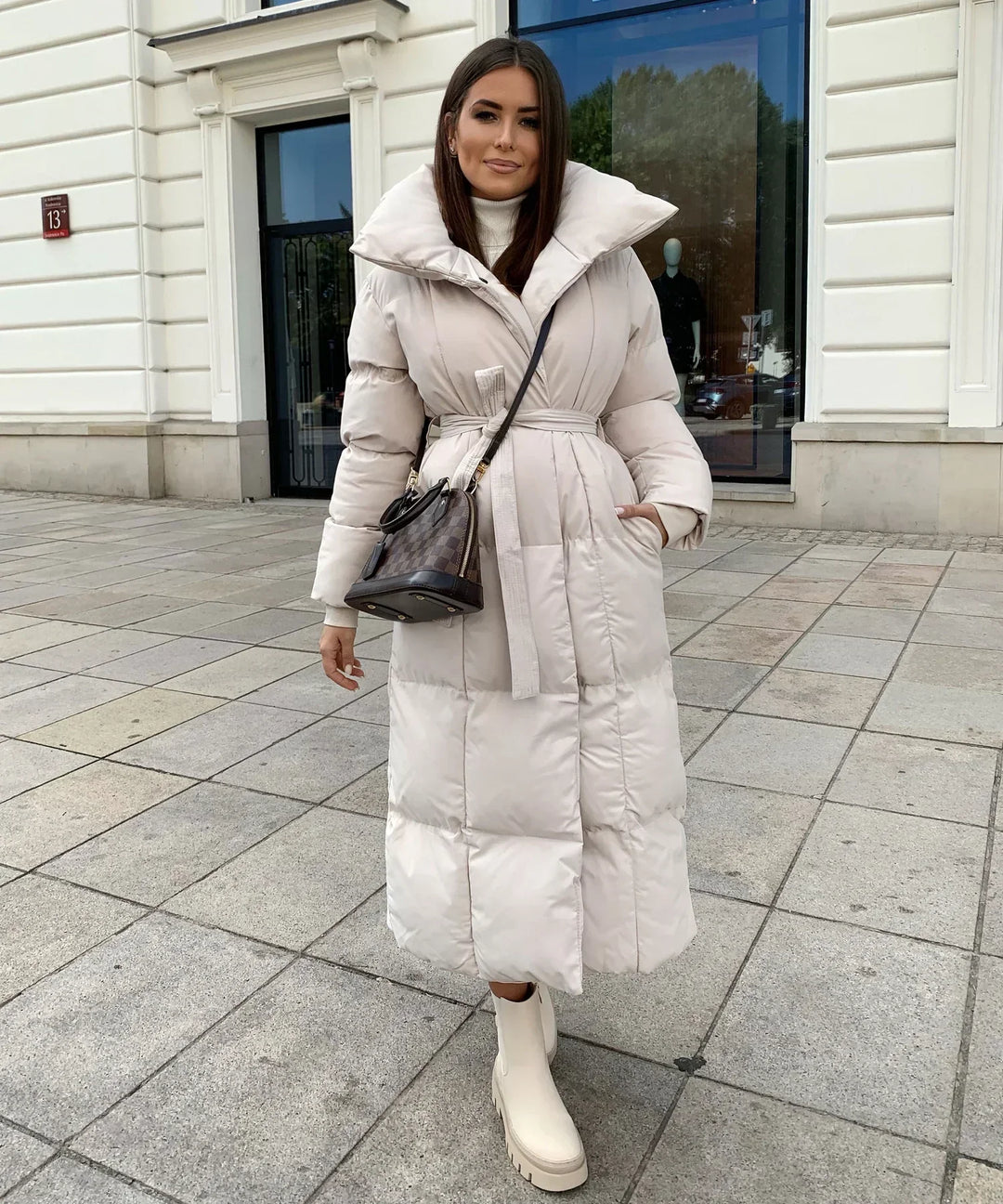 Manteau d'Hiver Long Victoria™ avec Ceinture