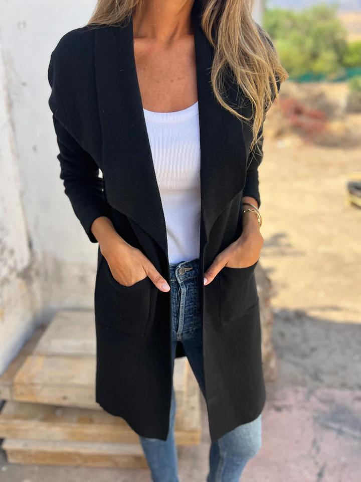 Cardigan Long Décontracté Sandra™