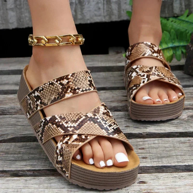 ROSETTA| Sandales en cuir