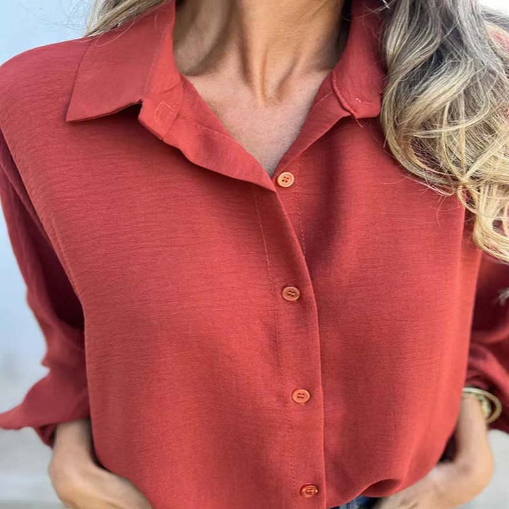 Elysa™ - Blouse Élégante Boutonnée
