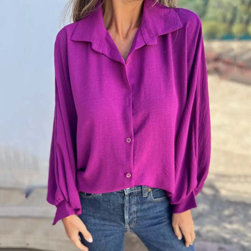 Elysa™ - Blouse Élégante Boutonnée