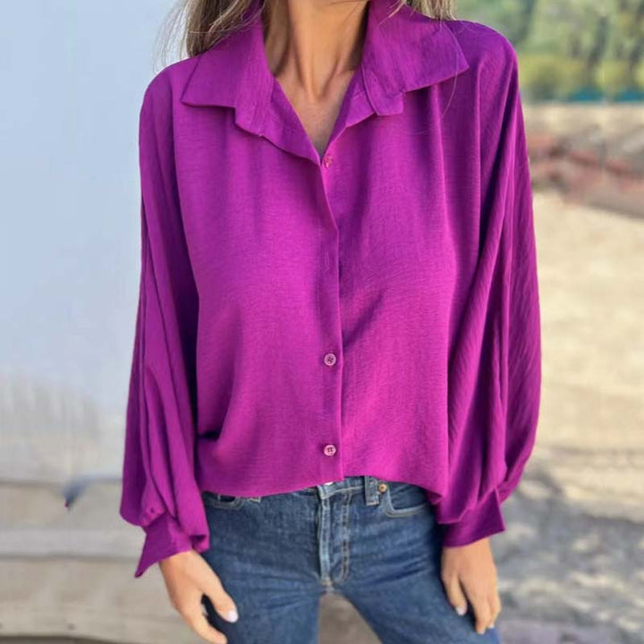 Elysa™ - Blouse Élégante Boutonnée